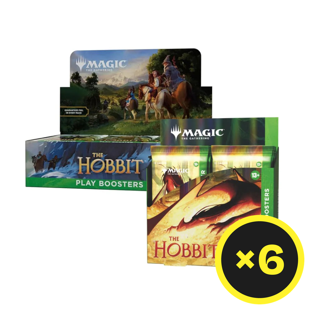 Magic The Gathering TCG - The Hobbit - Collector Booster Box + Play Booster Box Bundle