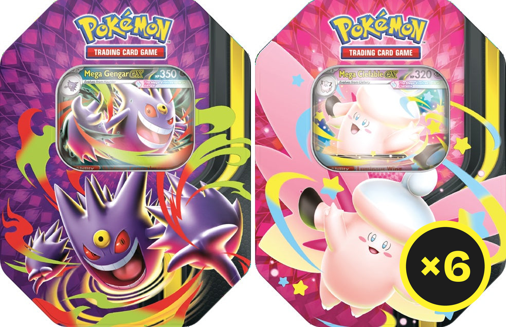 Pokémon TCG - Mega Evolution - Mega Moonlit Tin Bundle of 2