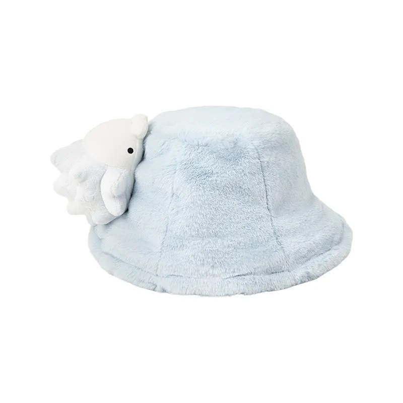 Pokemon Snowy Dream Collection: Snom Plush Bucket Hat - Adult One Size (Pokemon Center China)