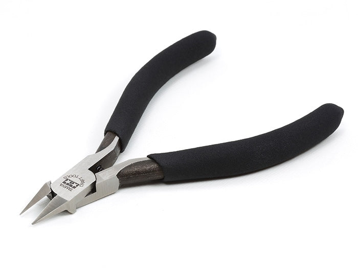 Tamiya Sharp Pointed Side Cutter for Plastic (Slim Jaw) 74123
