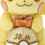 30th Anniversary Gold Shiny Pikachu Plush Keychain (Pokémon Center Japan)