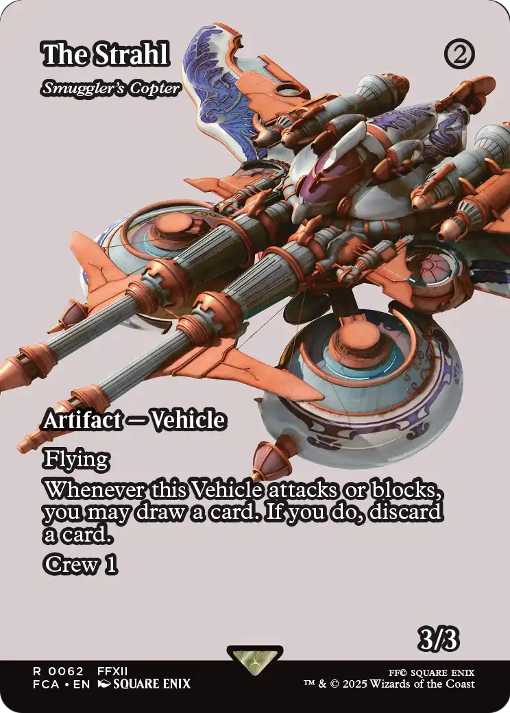 The Strahl - Smuggler's Copter (Showcase) (FCA-062) (Borderless) [FINAL FANTASY: Through the Ages]