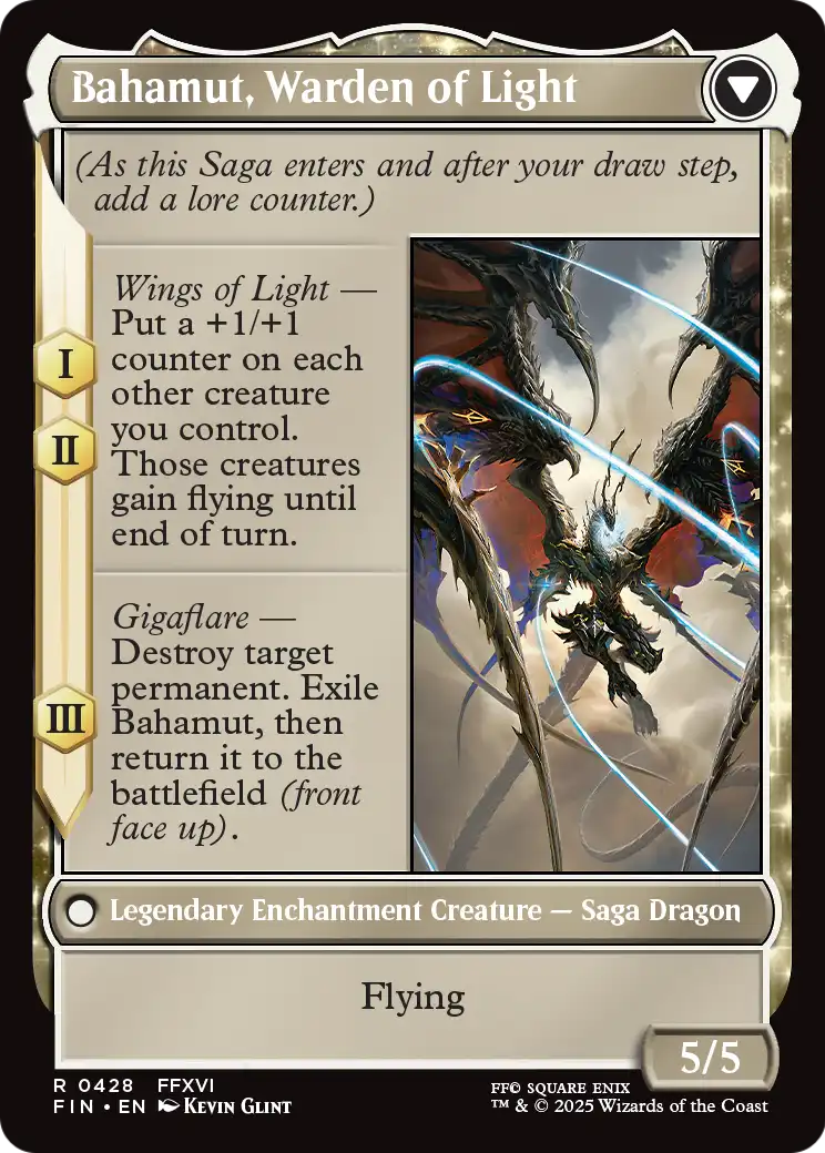 Dion, Bahamut's Dominant (Extended Art) (FIN-428) [FINAL FANTASY] Foil