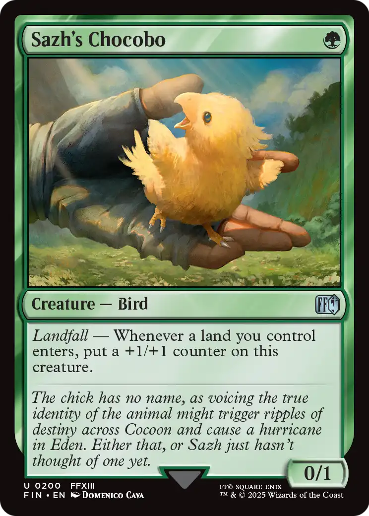 Sazh's Chocobo (FIN-200) [FINAL FANTASY]