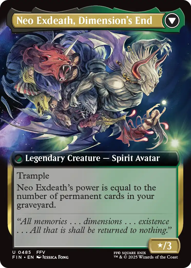Exdeath, Void Warlock (Extended Art) (FIN-485) [FINAL FANTASY]