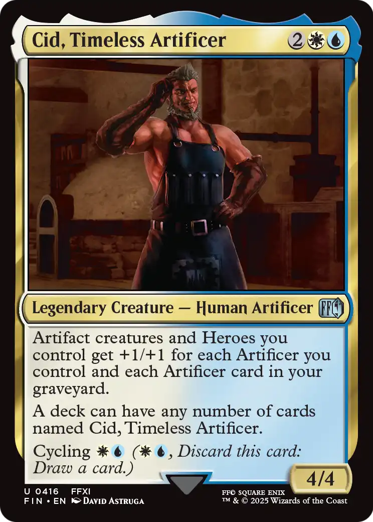 Cid, Timeless Artificer (FIN-416) [FINAL FANTASY] Foil