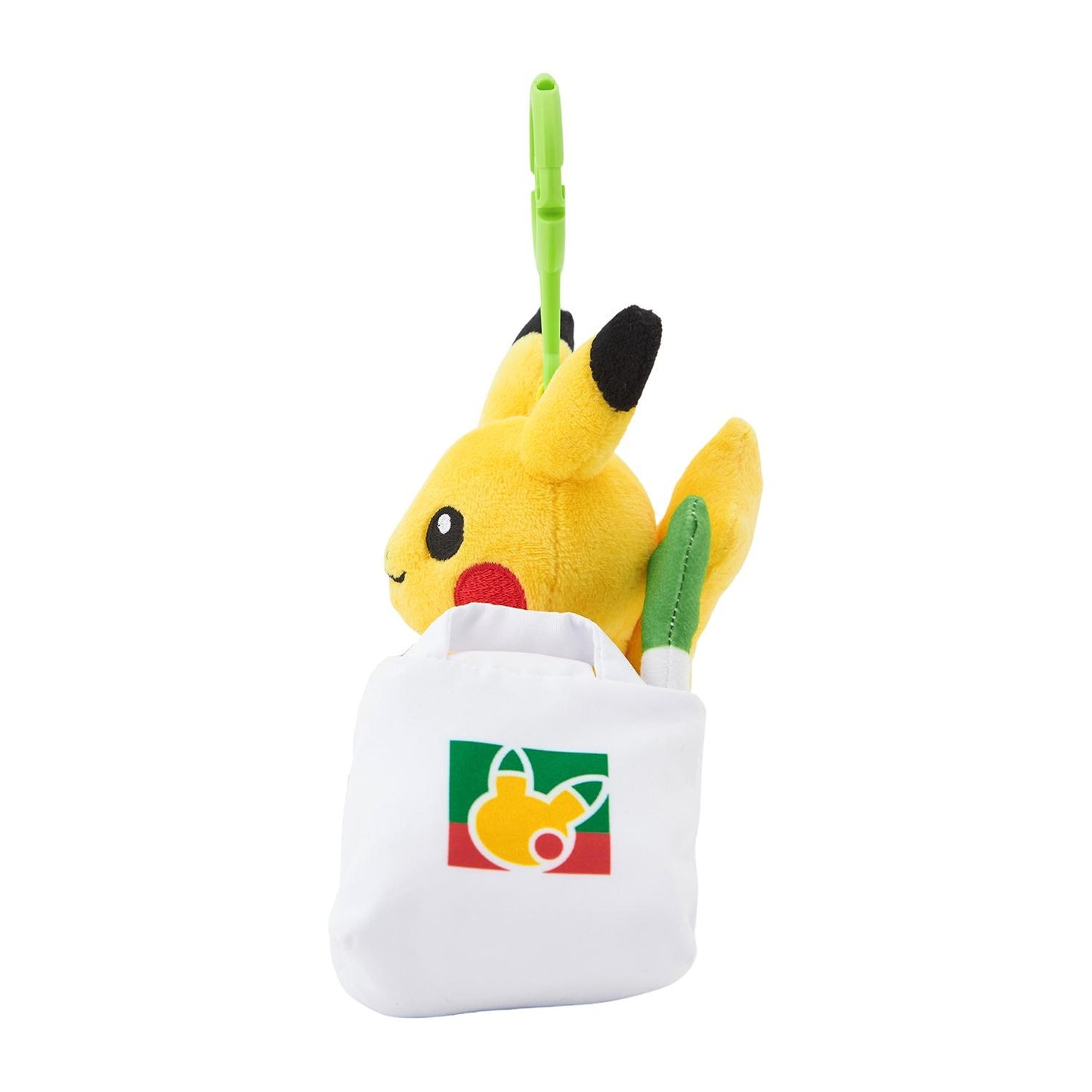 PikaPika Mart Pikachu Eco Bag Plushie Keychain (Pokemon Center Japan)