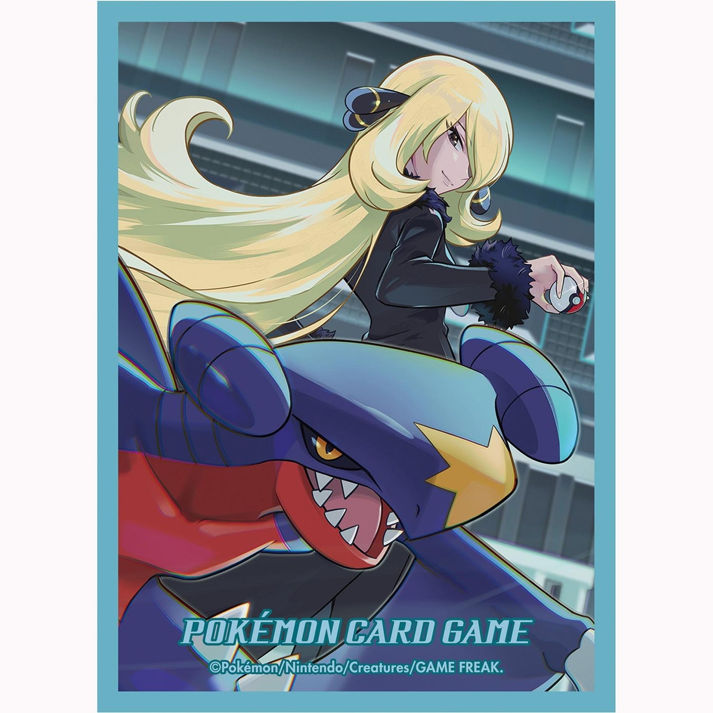 Pokémon Center Japan Official Sleeves: Cynthia & Garchomp Sleeves Ver.2