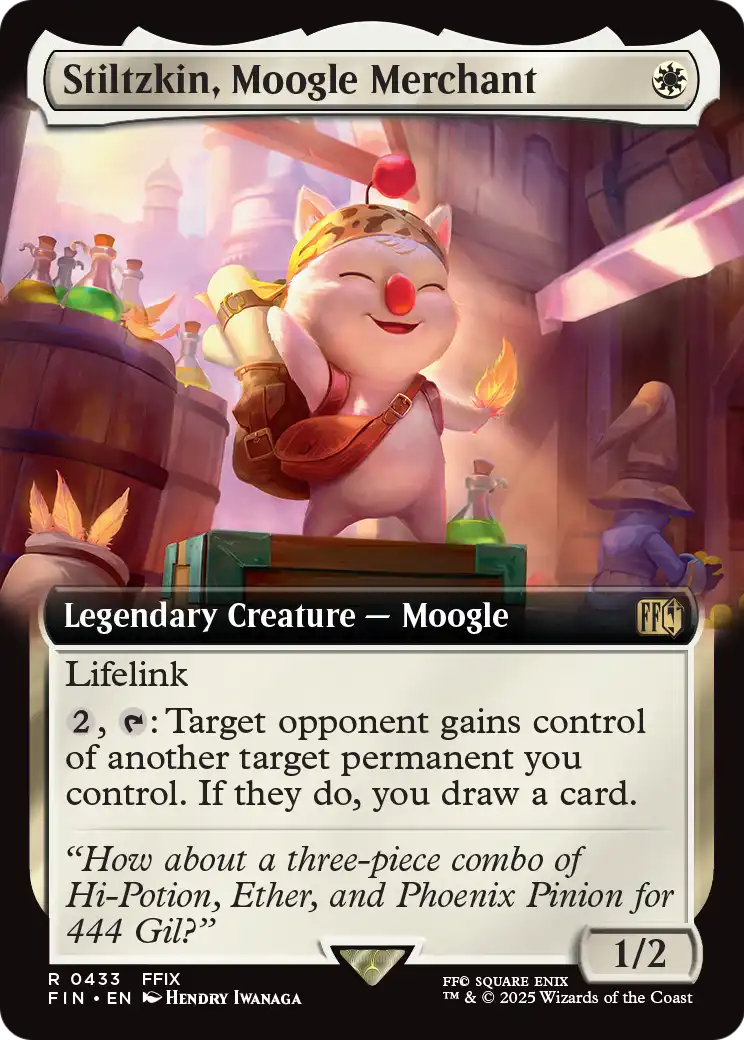 Stiltzkin, Moogle Merchant (Extended Art) (FIN-433) [FINAL FANTASY]