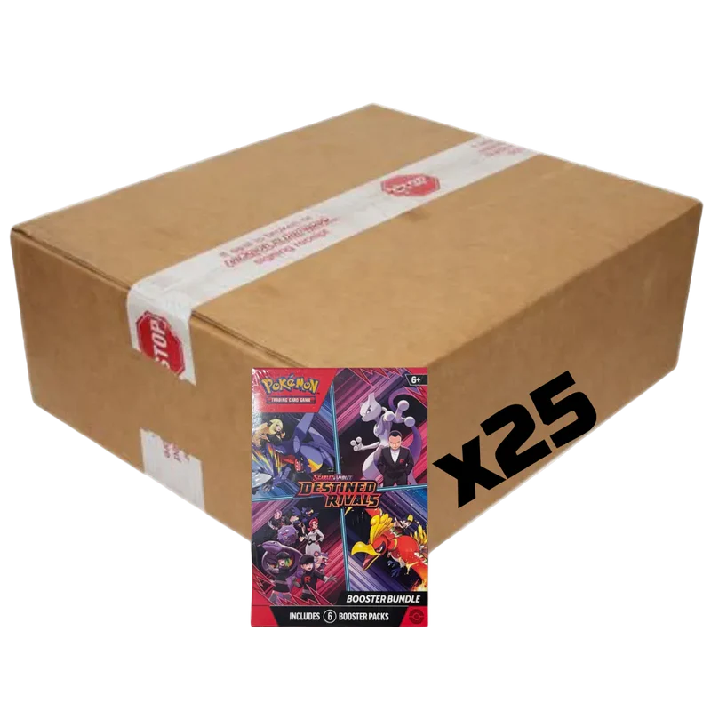 Pokemon TCG - Pokemon Destined Rivals SV10 Booster Bundle - Sealed Case Of 25 Booster Bundle