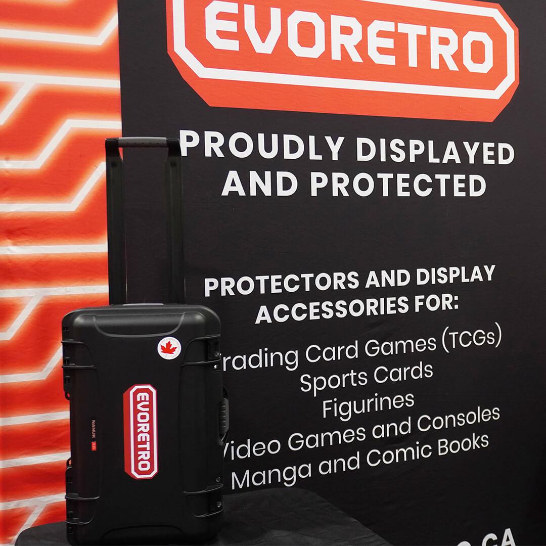 EVORETRO Waterproof Wheeled Card Case - Holds 160 Graded Slabs (Online Only)
