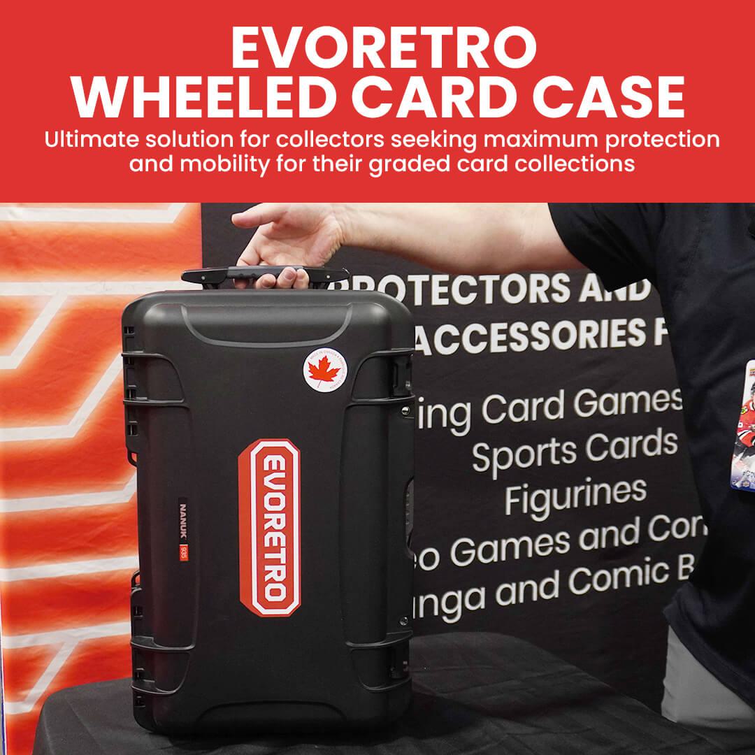 EVORETRO Waterproof Wheeled Card Case - Holds 160 Graded Slabs (Online Only)