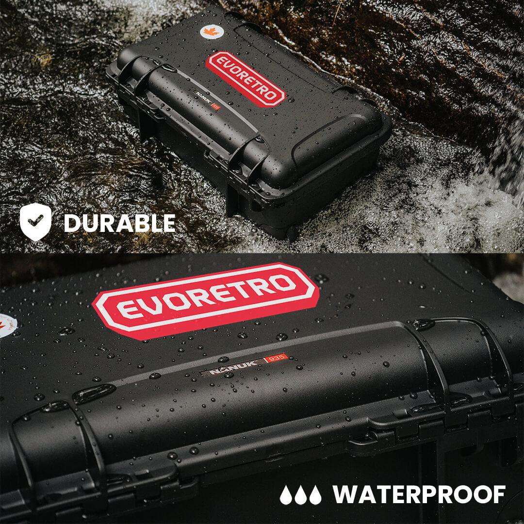 EVORETRO Waterproof Wheeled Card Case - Holds 160 Graded Slabs (Online Only)