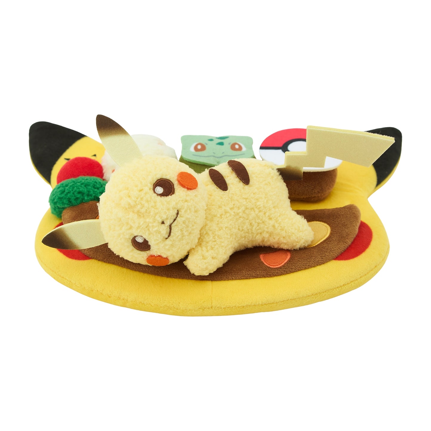 Pikachu Cafe Plate-Style Plush (Pokemon Cafe)