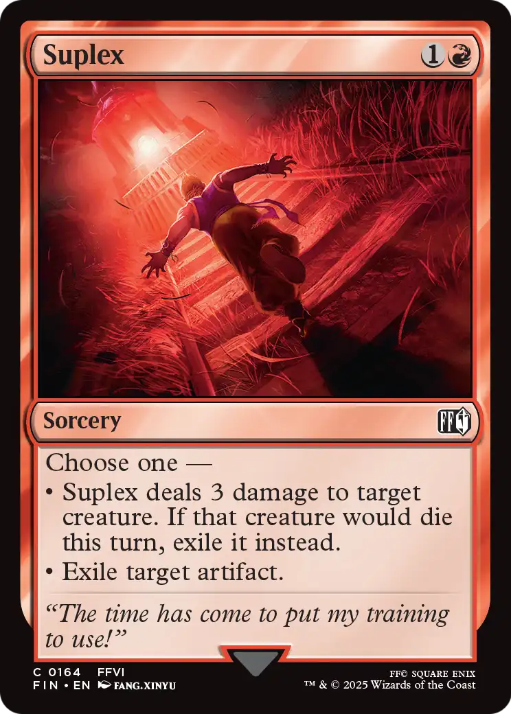 Suplex (FIN-164) [FINAL FANTASY] Foil