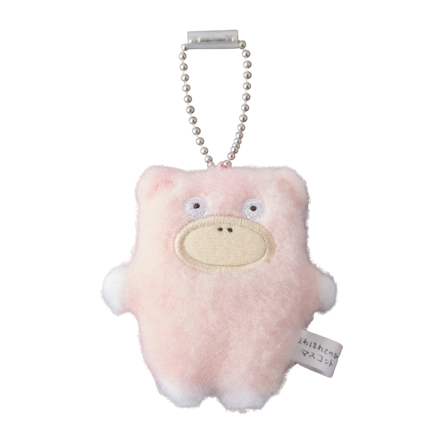 Fluffy Palm Mascot Slowpoke Plushie Keychain (Pokemon Center Japan)