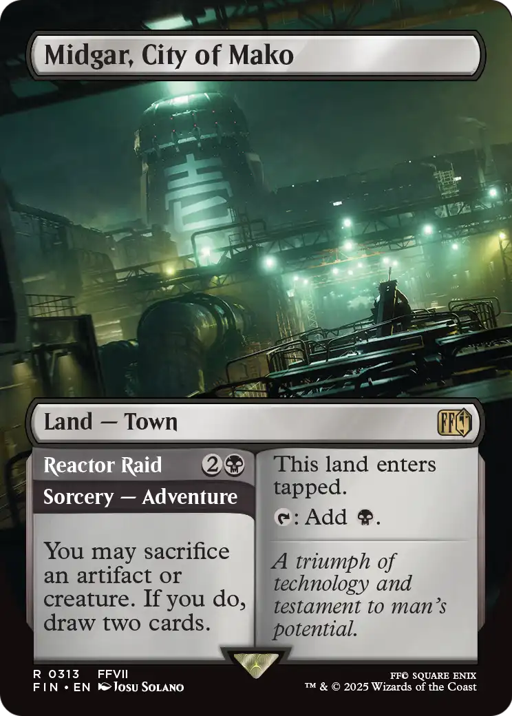 Midgar, City of Mako (Borderless) (FIN-313) [FINAL FANTASY] Foil