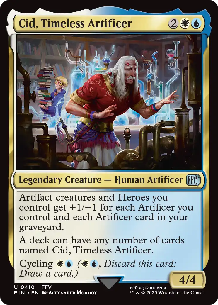 Cid, Timeless Artificer (FIN-410) [FINAL FANTASY] Foil