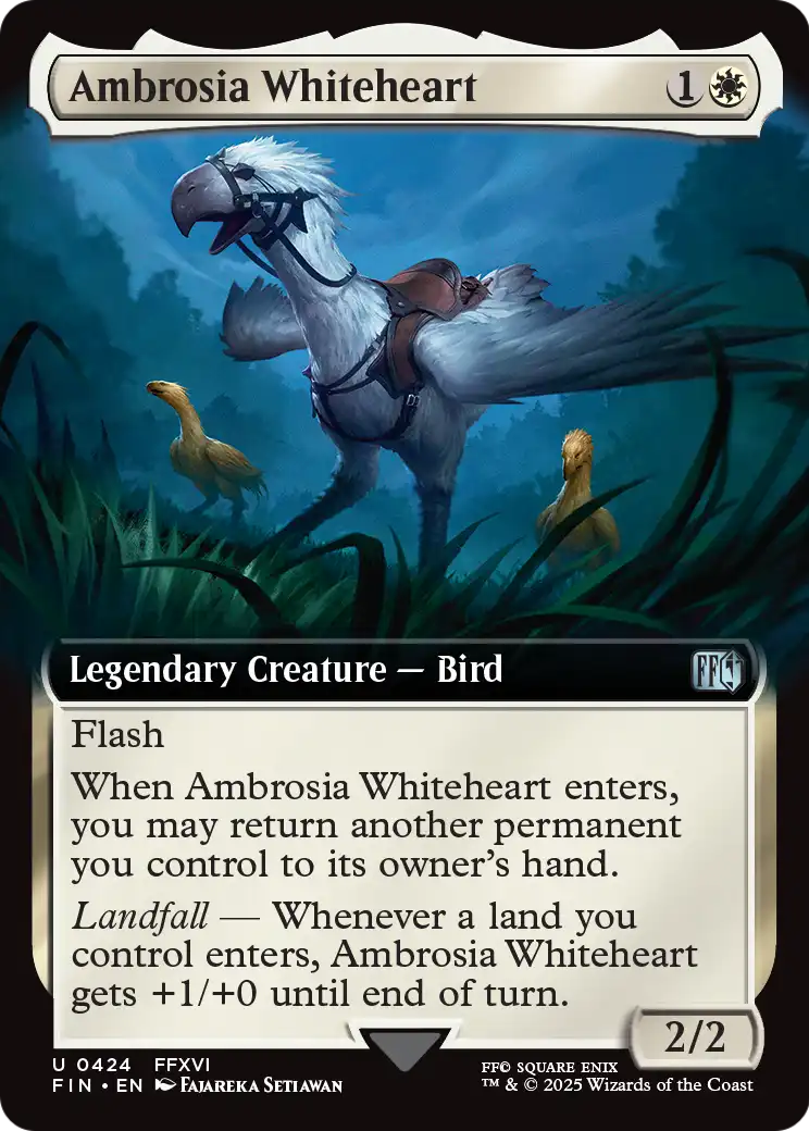 Ambrosia Whiteheart (Extended Art) (FIN-424) [FINAL FANTASY] Foil