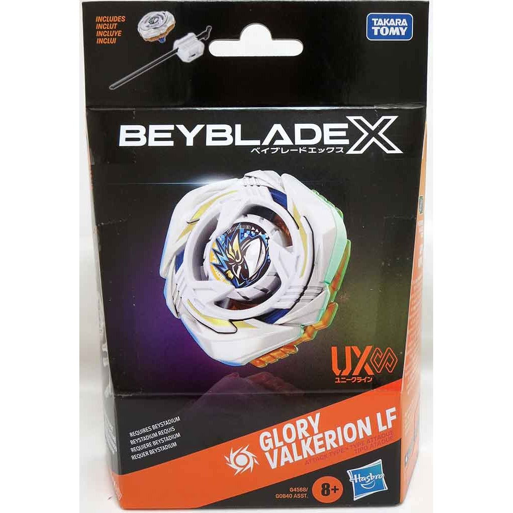 Hasbro Beyblade X Glory Valkerion LF — sealed retail packaging (front)