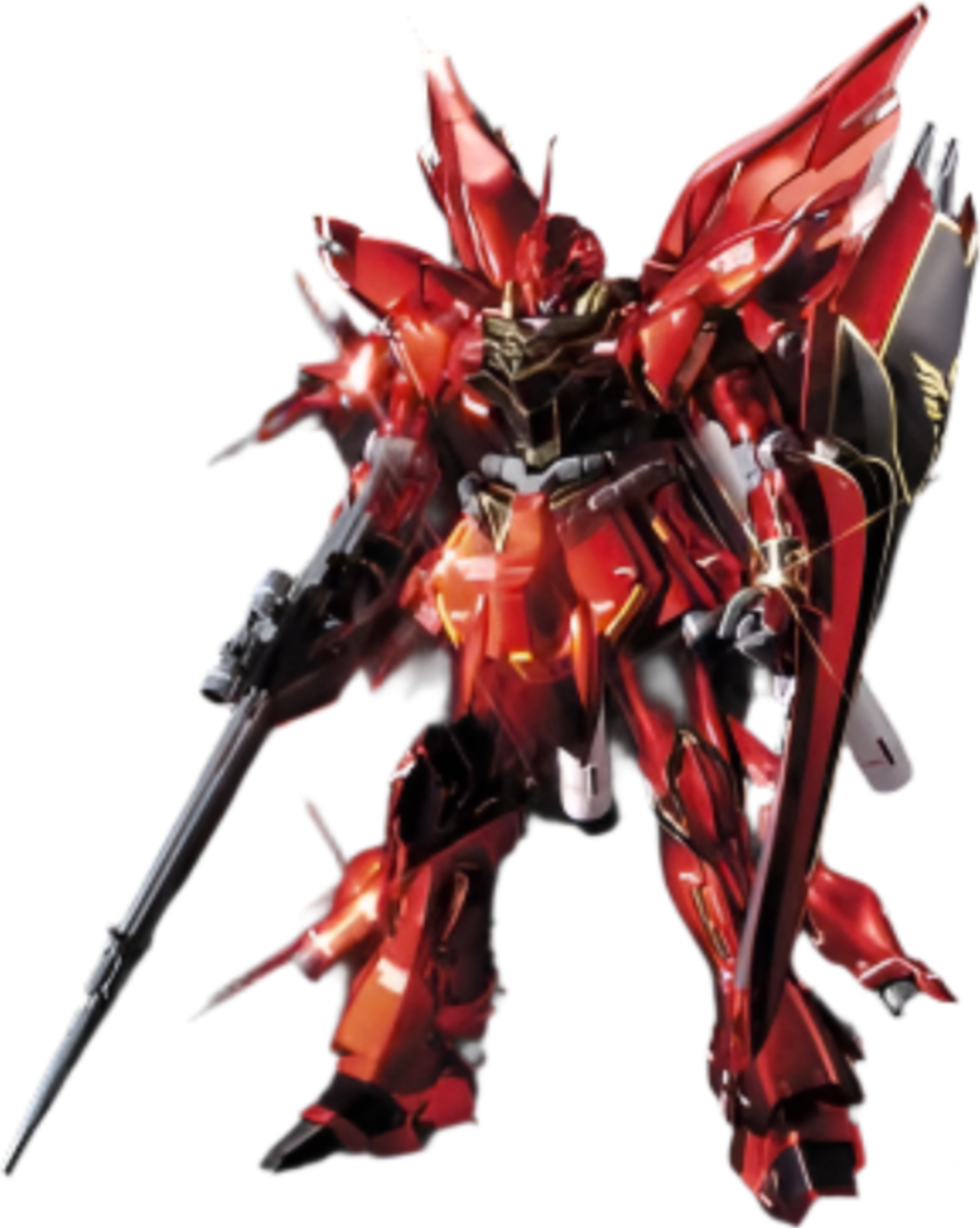 HG MSN-06S Sinanju [Titanium Finish]