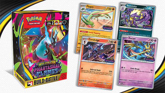 Pokémon TCG  - Mega Evolution - Phantasmal Flames - Build And Battle Kit