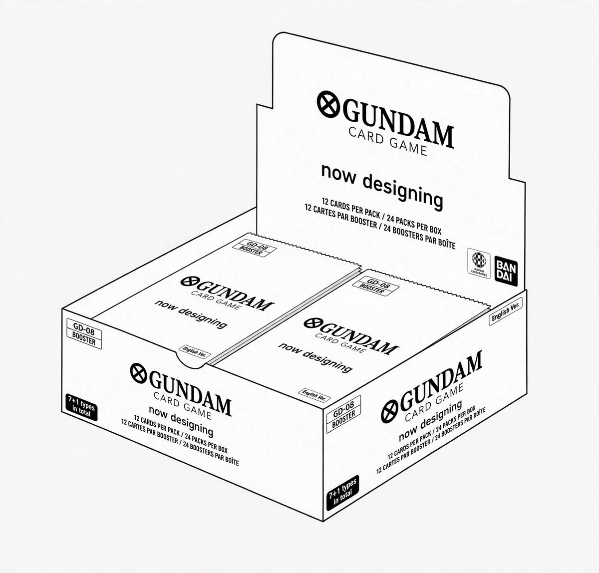 [PREORDER] Gundam Card Game - GD08 - Booster Box - 2027-04-23
