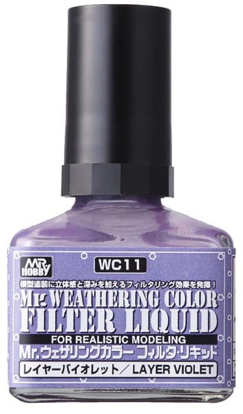 Mr. Weathering Color - Filter Liquid Violet