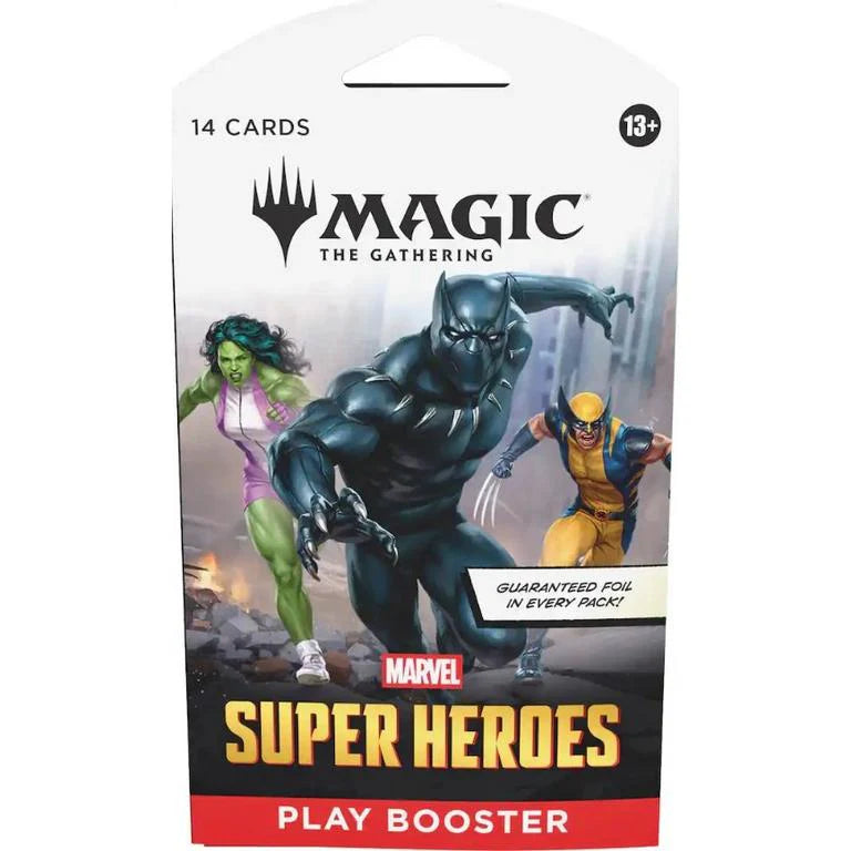 Magic The Gathering TCG - Marvel Super Heroes - Sleeved Play Booster Pack