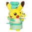 Pikachu Green Pastry Chef Plush (Pokemon Cafe)