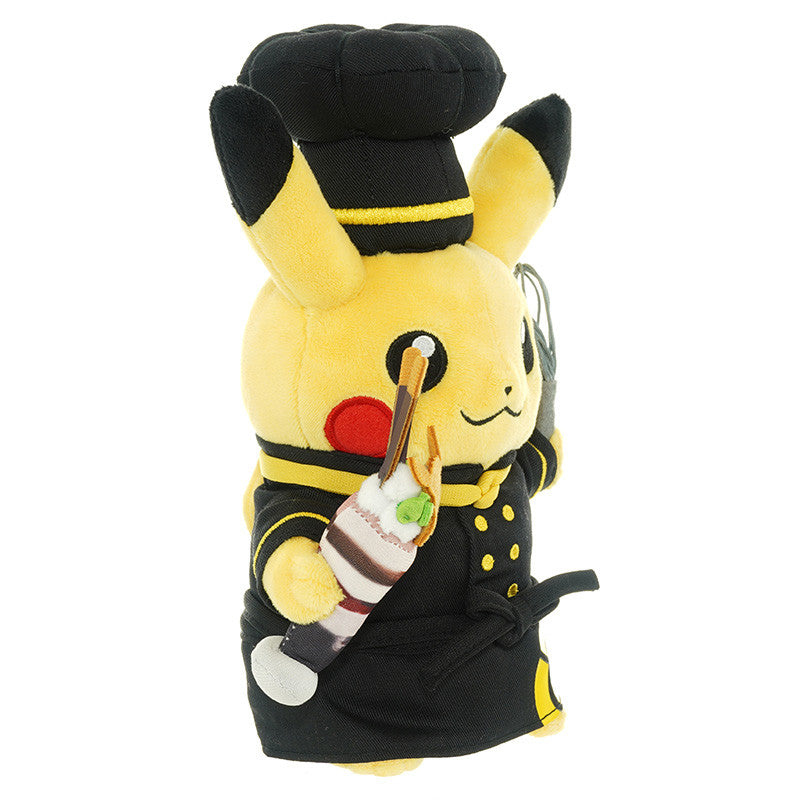 Pikachu Black Pastry Chef Plush (Pokemon Cafe)