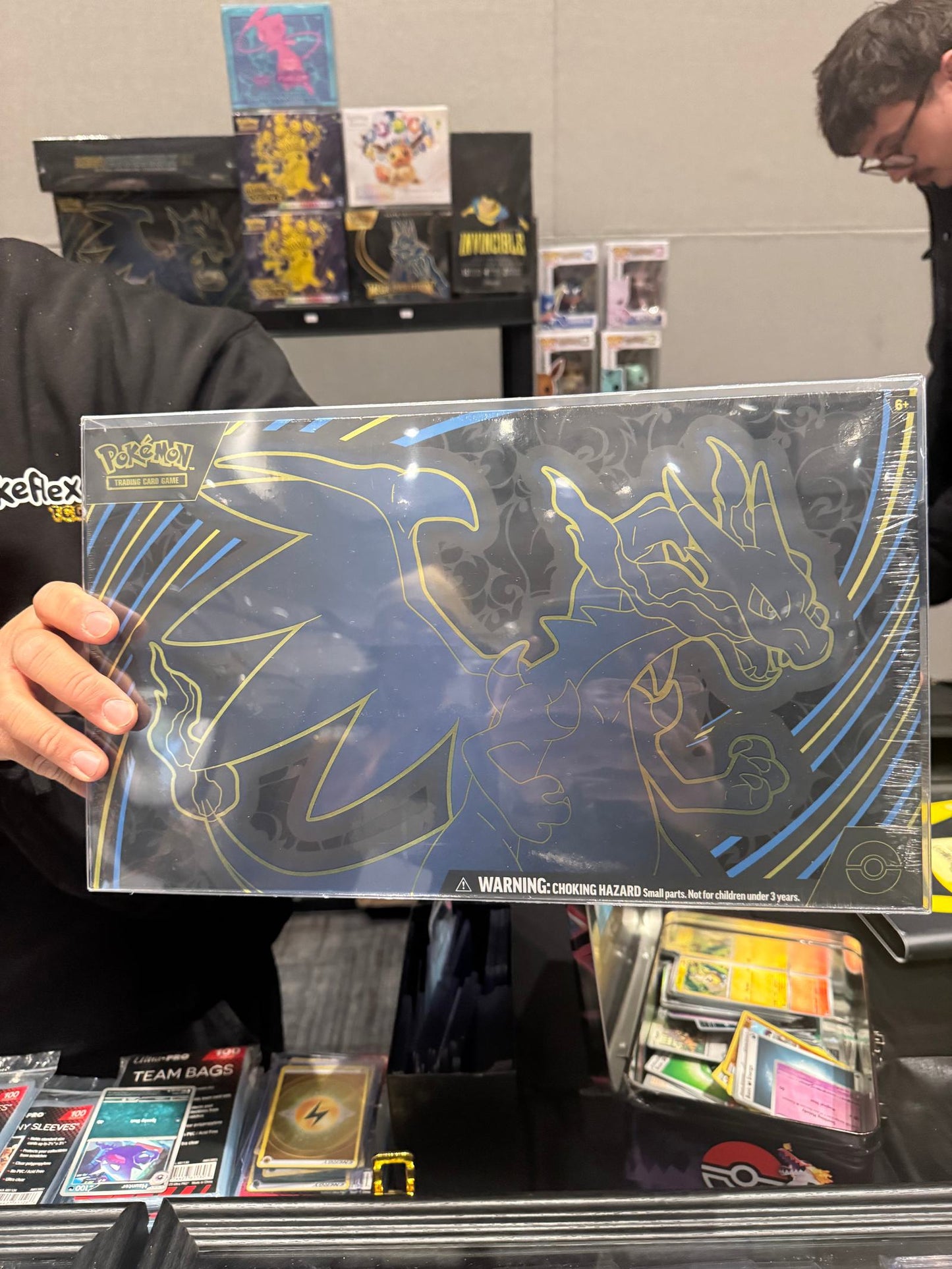 Protector for Pokémon 151 UPC & Mega Charizard EX Ultra-Premium Collection – Fits New Charizard Premium Playmat Box (2-Pack) (Online Only)