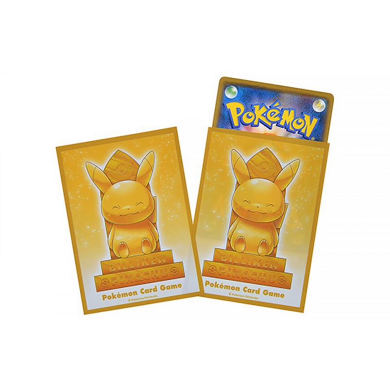 Pokémon Center Japan Official Sleeves: Billiken Pikachu Sleeves
