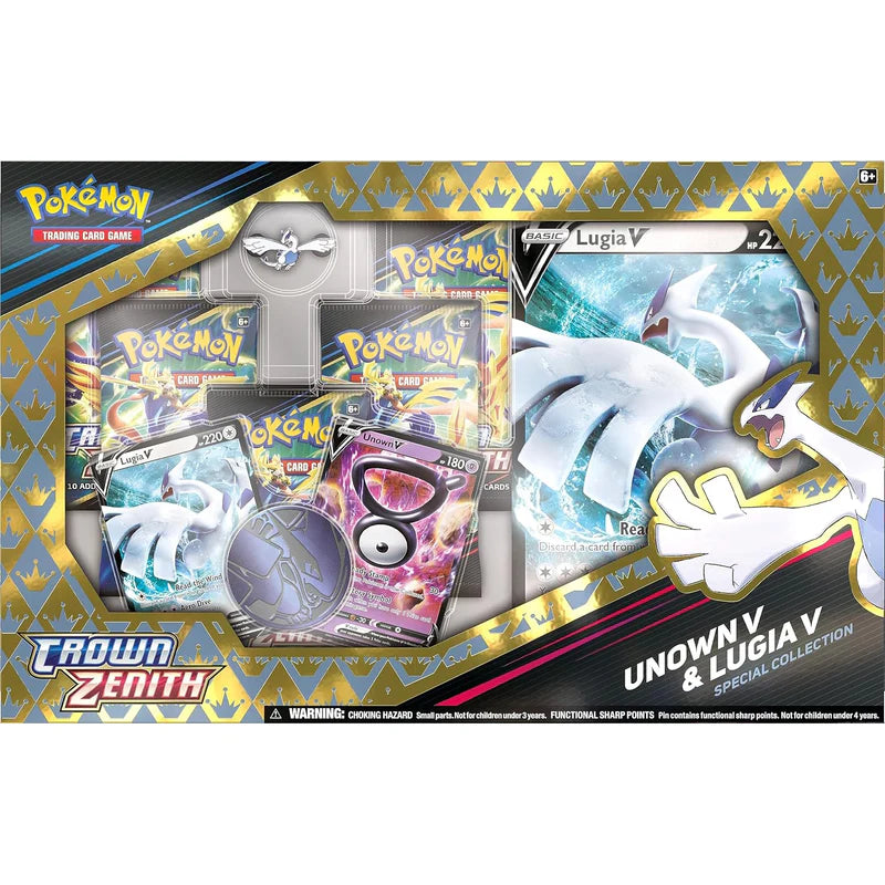 Pokémon TCG - Sword & Shield - Crown Zenith - Unown V & Lugia V Special Collection