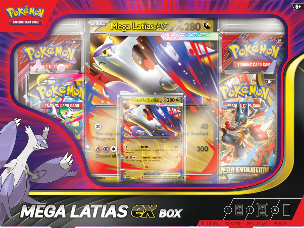 Pokémon - Scarlet & Violet - Mega Latias EX Box (Pre Order) Max 6 - October 10th