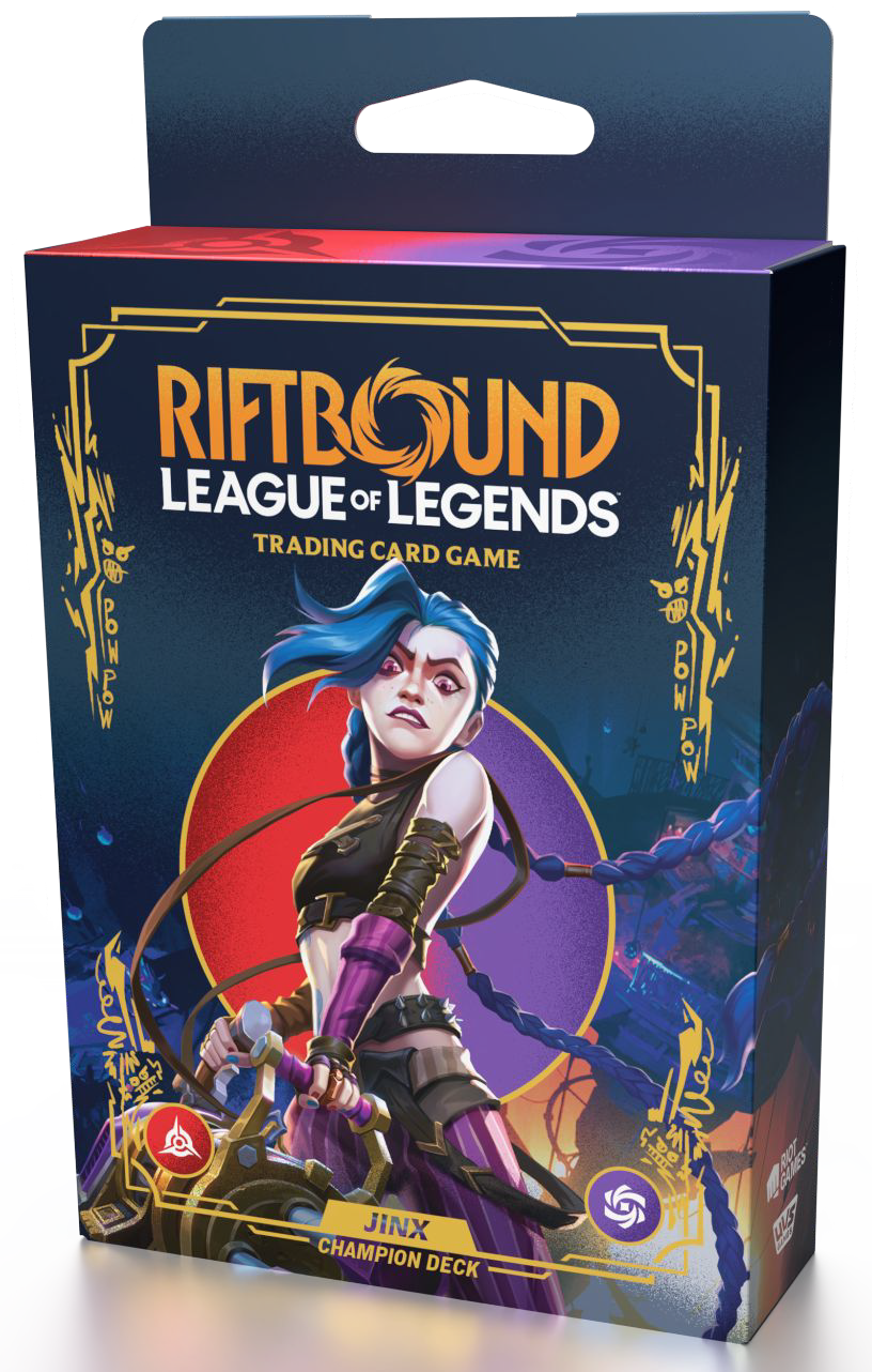 RIFTBOUND LEAGUE OF LEGENDS TCG ORIGINS CHAMPION DECK JINX (PREORDER NOV 1ST)