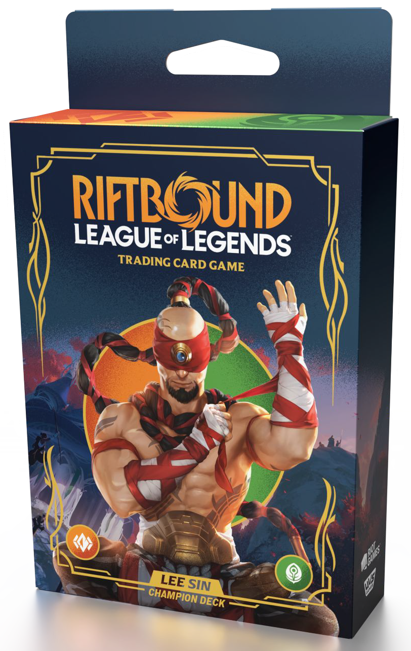 RIFTBOUND LEAGUE OF LEGENDS TCG ORIGINS CHAMPION DECK LEE SIN (PREORDER NOV 1ST)