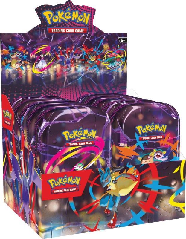 Pokémon TCG - Mega Evolution - Mega Evolution Base - Mini Tins Display