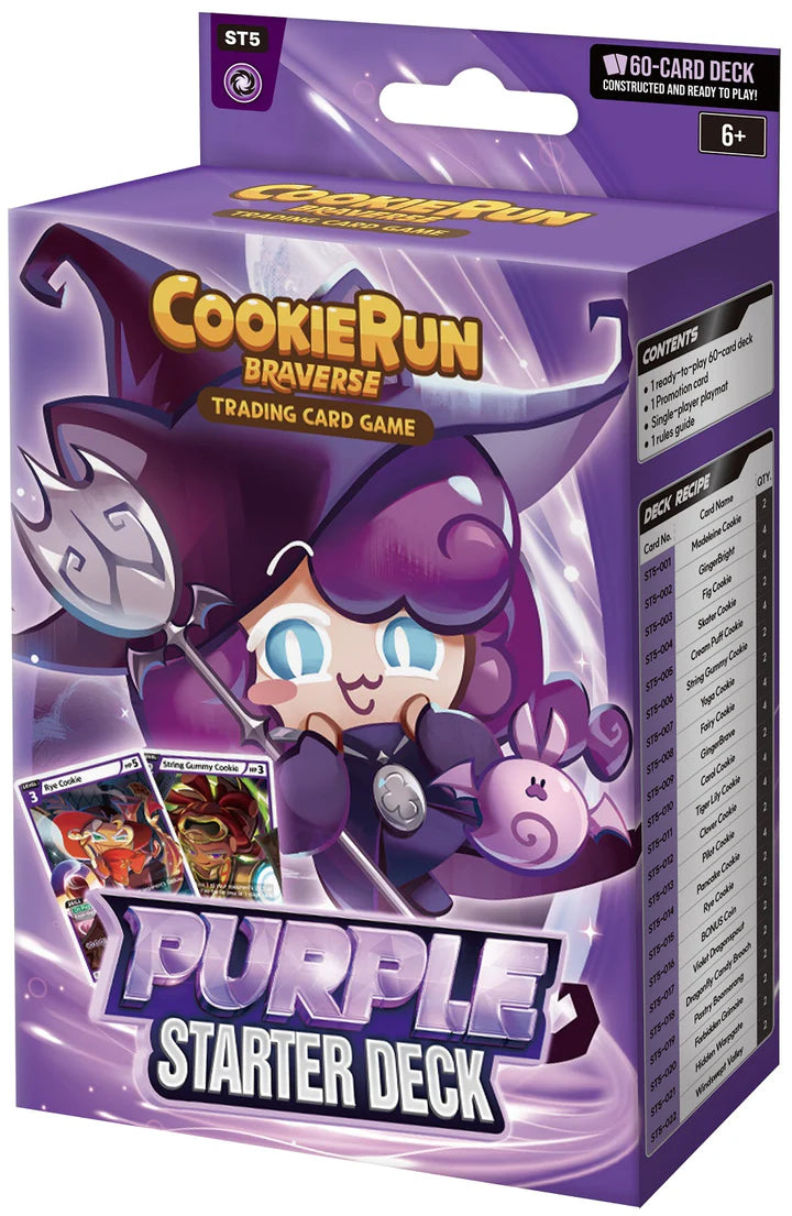 CookieRun Braverse TCG - Starter Deck (ST01-ST05)