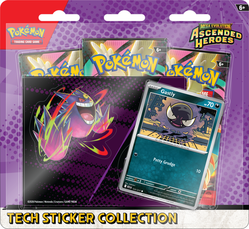 Pokémon - Mega Evolution - Ascended Heroes - Tech Sticker Collection