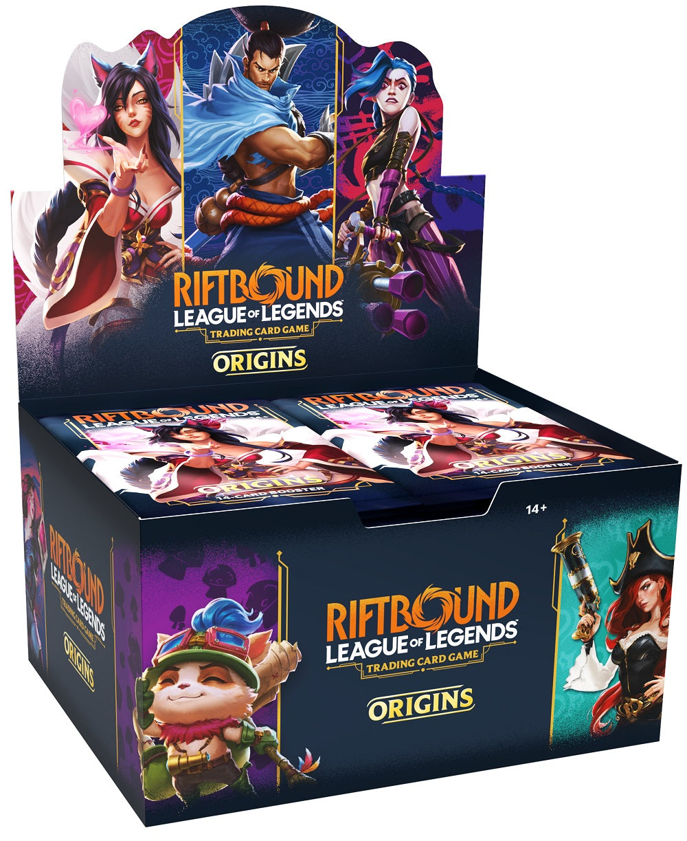 RIFTBOUND LEAGUE OF LEGENDS TCG ORIGINS BOOSTER BOX  (PREORDER NOV 1ST)