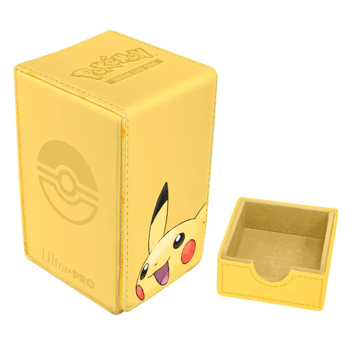 Ultra Pro - Alcove Tower Deck Box - Pokemon - Pikachu Face
