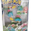 TOMY Pokemon Evolution 3-Pack: Bulbasaur, Ivysaur, & Venusaur Figure with 3 Pokedex ID