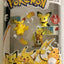 TOMY Pokemon Evolution 3-Pack: Pichu, Pikachu, & Raichu Figure with 3 Pokedex ID
