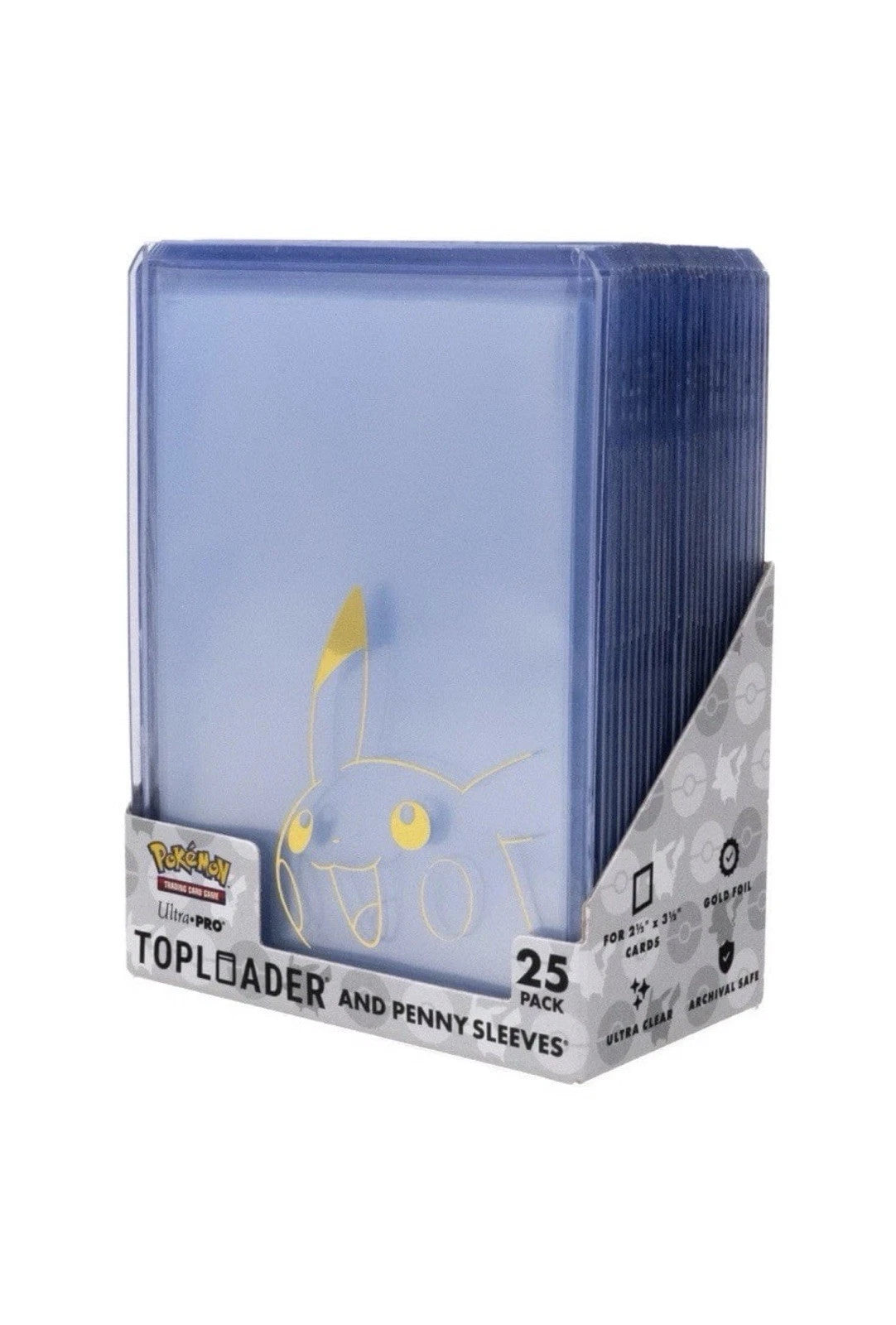 Pokemon TCG - Ultra Pro - 3''x 4'' Pikachu Toploader & Sleeves (25pcs)