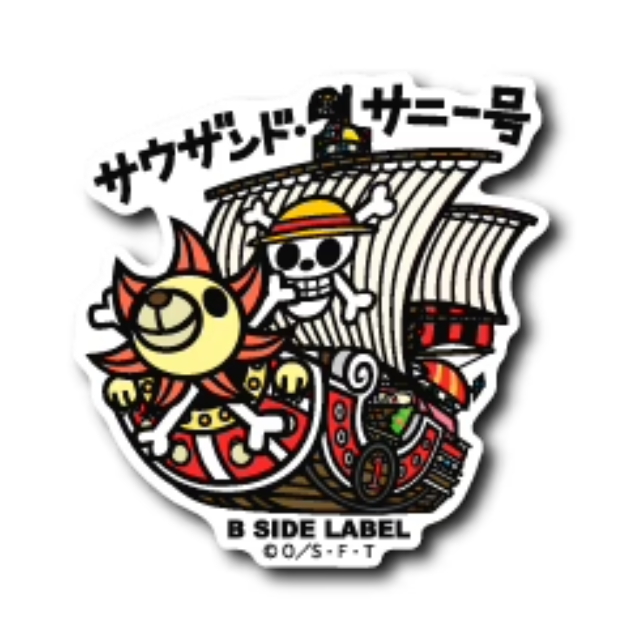 One Piece B-SIDE LABEL small Sticker Sunny