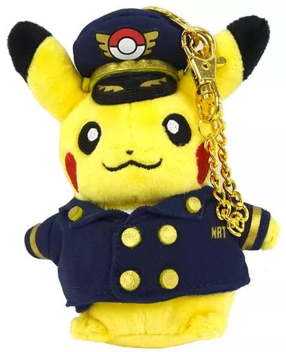 Pokemon Narita Airport Pikachu Plush Keychain Ver. 1 (Pokemon Center Japan)