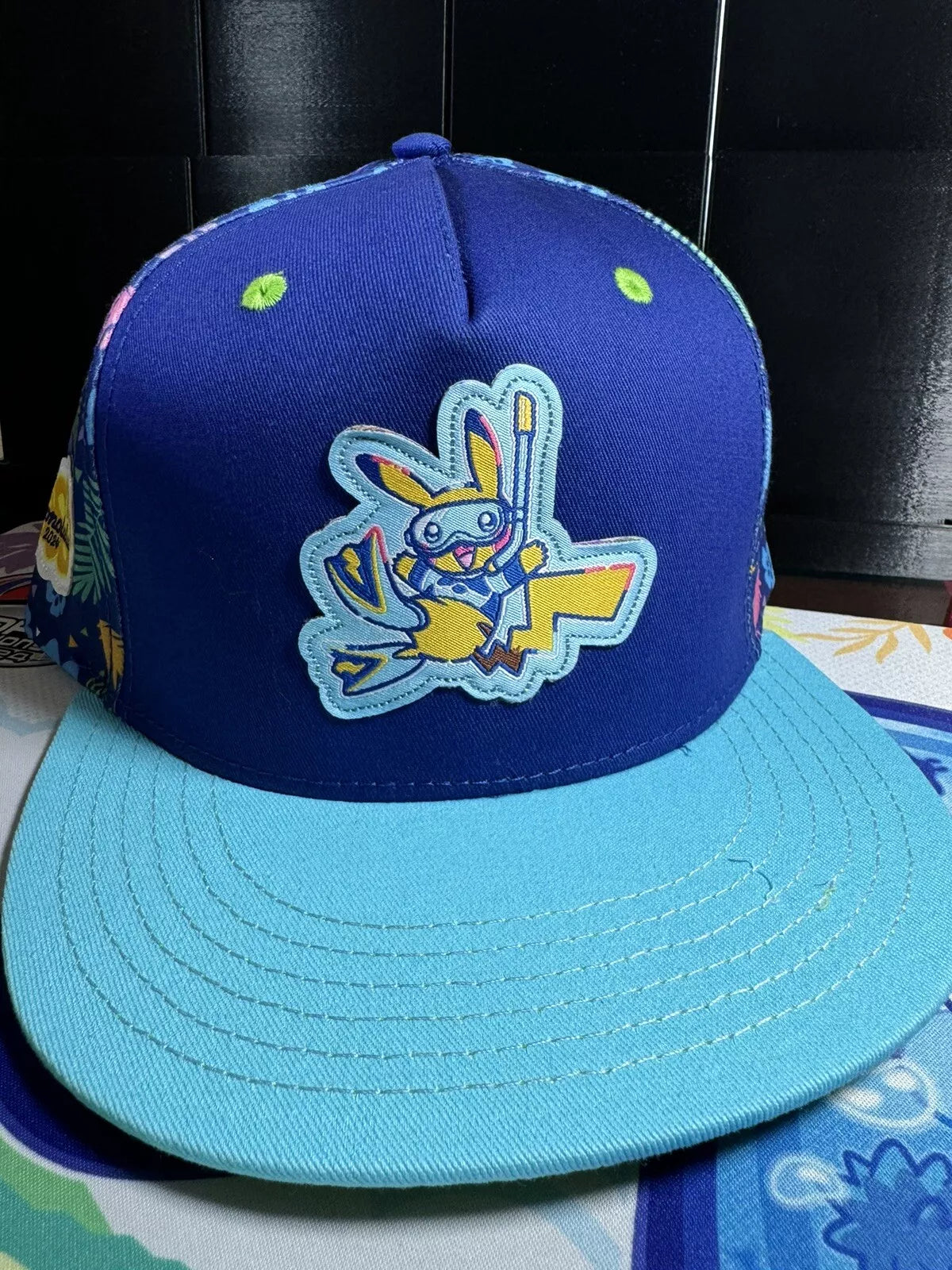 2024 Worlds Blue Scuba Pikachu Hat