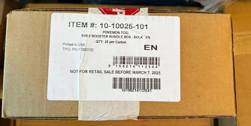 Pokemon TCG - Prismatic Evolutions Booster Bundle Case Factory Sealed