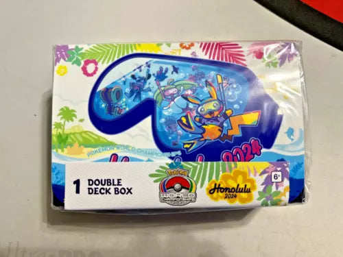 2024 Worlds Pikachu Honolulu Double Deck Box